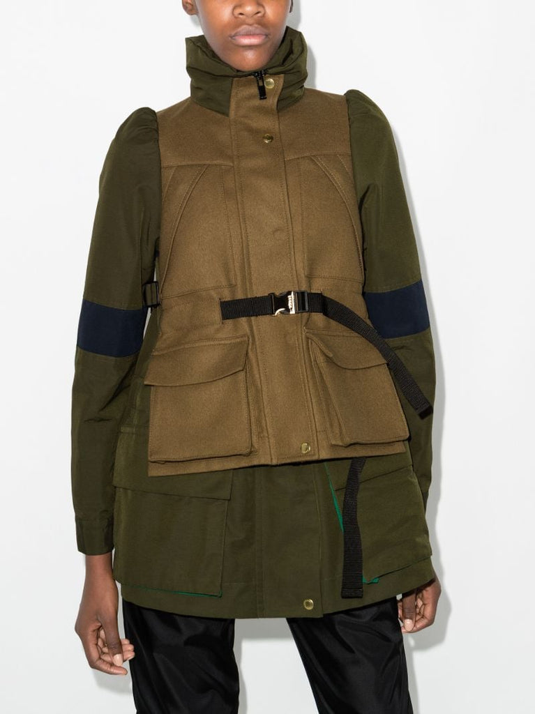 Double Layer Parka Coat