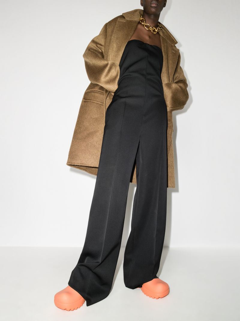 Orange Flash 95 Platform Rubber Clogs