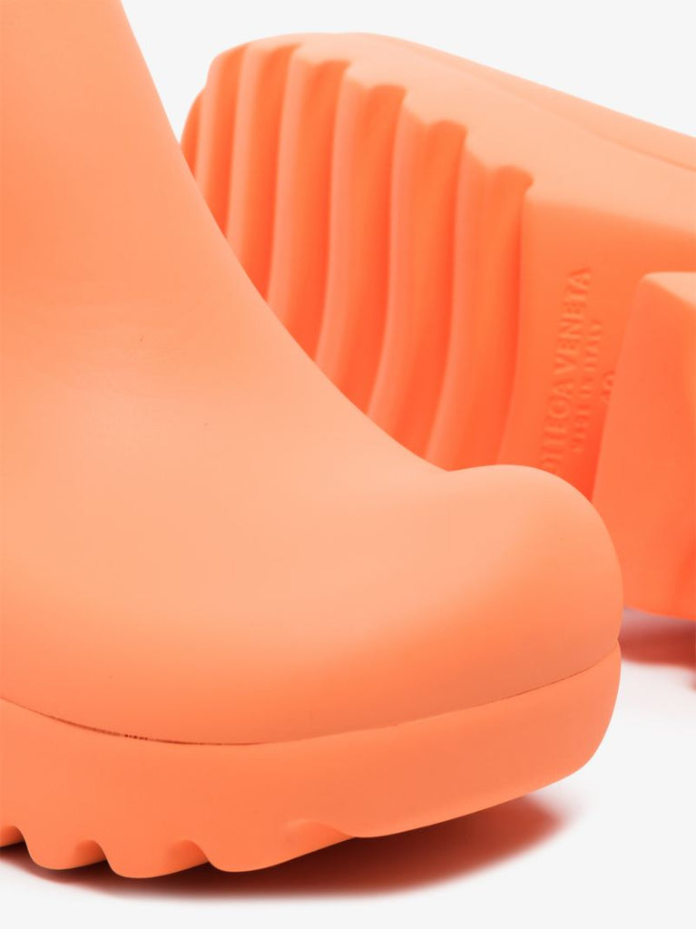 Orange Flash 95 Platform Rubber Clogs