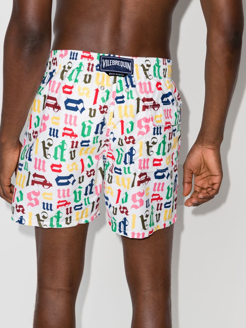 X Vilebrequin Monogram Print Swim Shorts