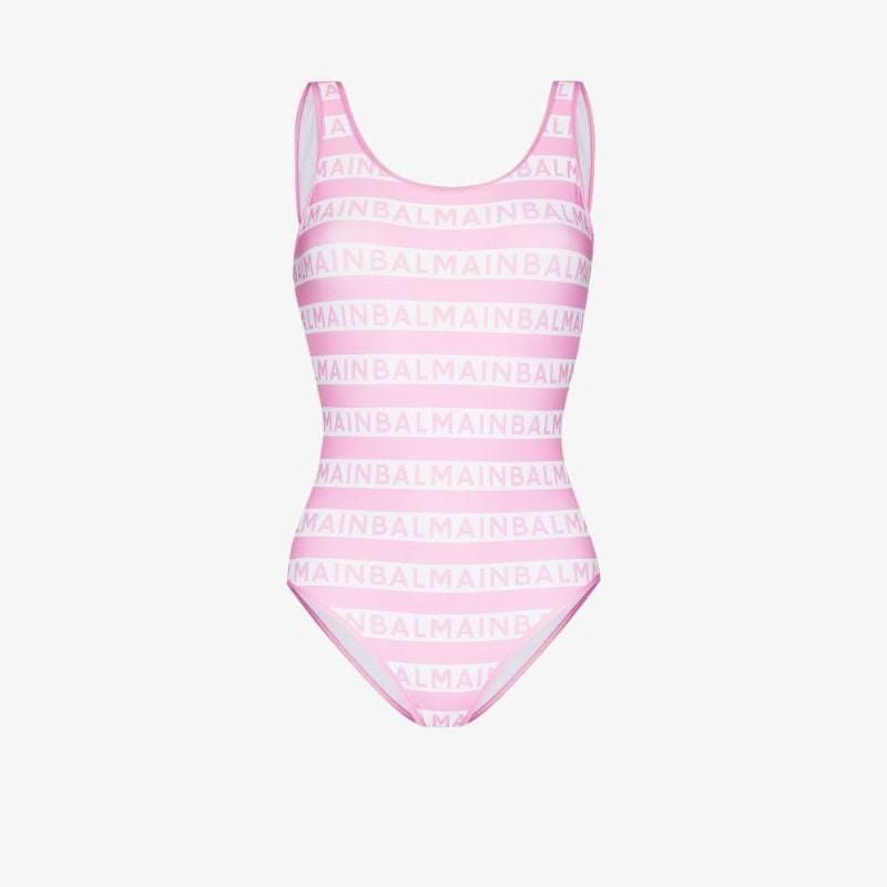 Logo Print Swimsuit