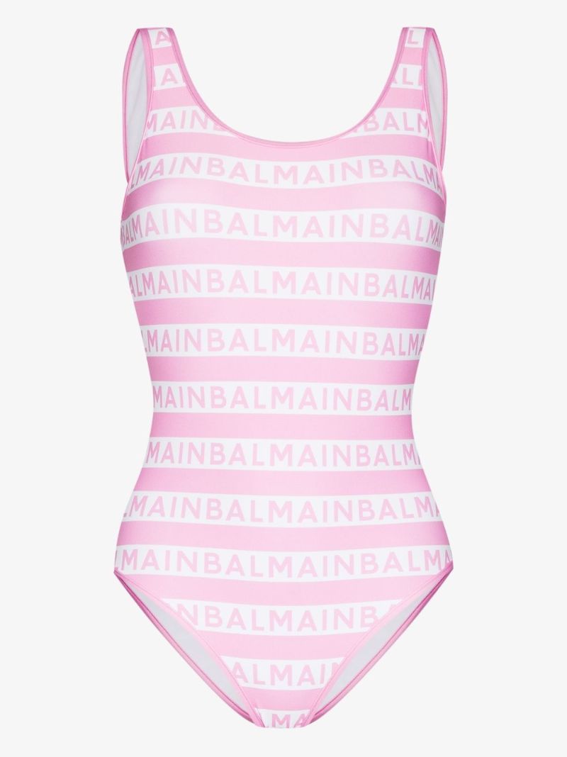 Logo Print Swimsuit
