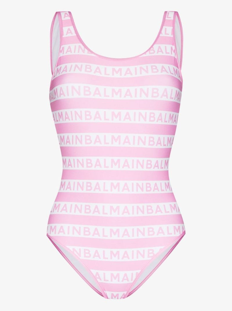 Logo Print Swimsuit