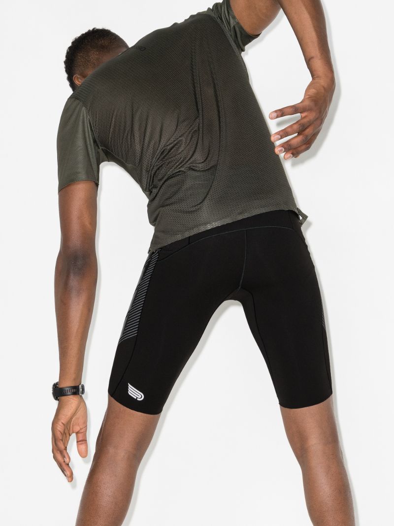 Black Power Run Shorts