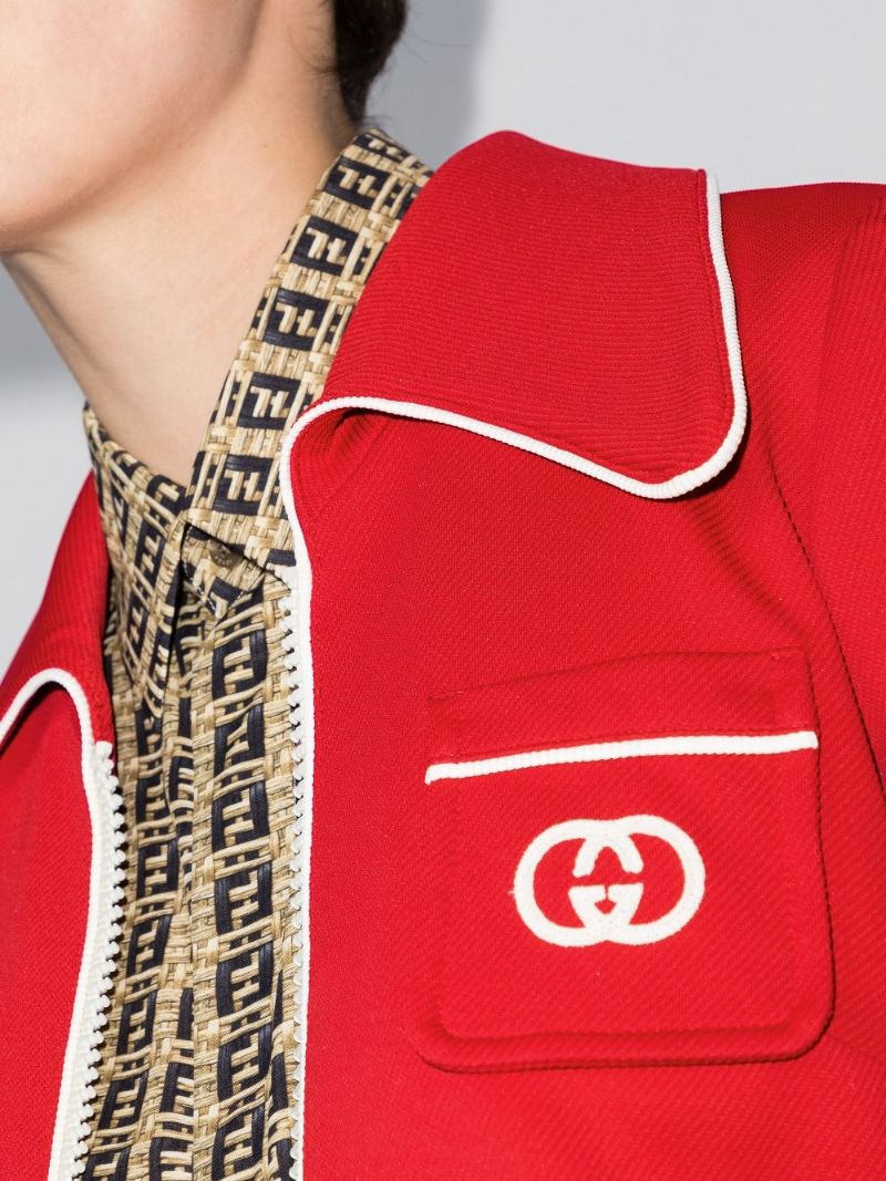 Interlocking G Zip-up Jacket