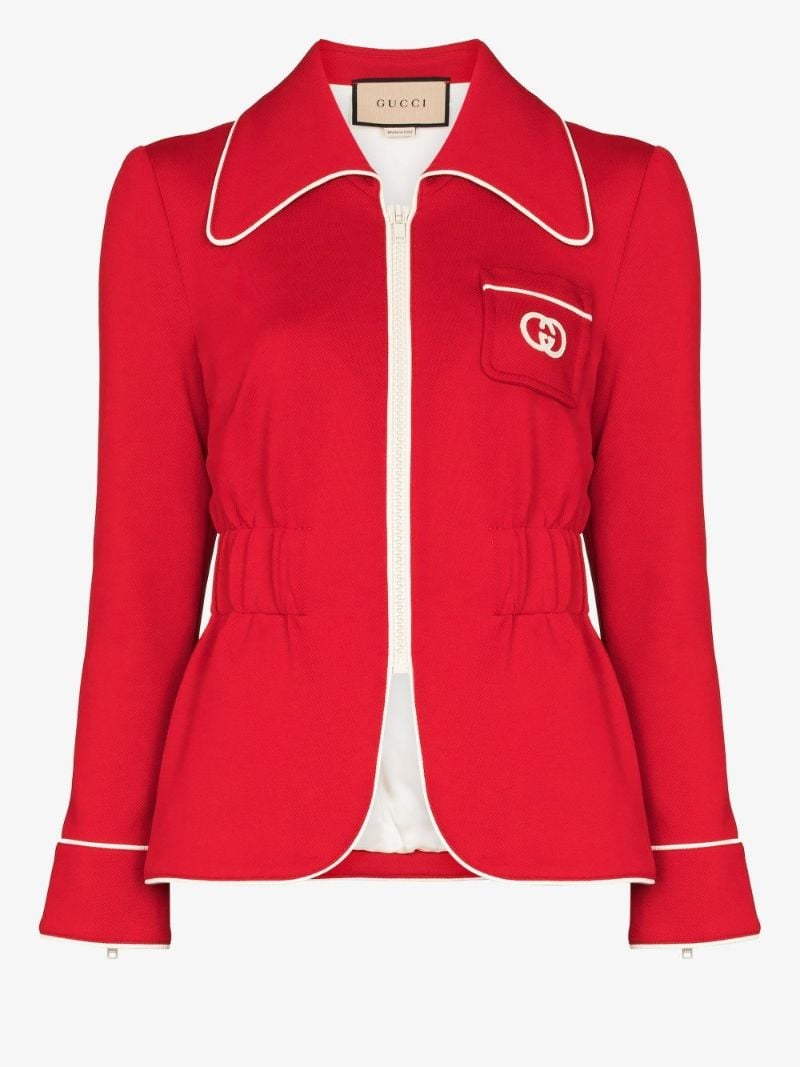 Interlocking G Zip-up Jacket