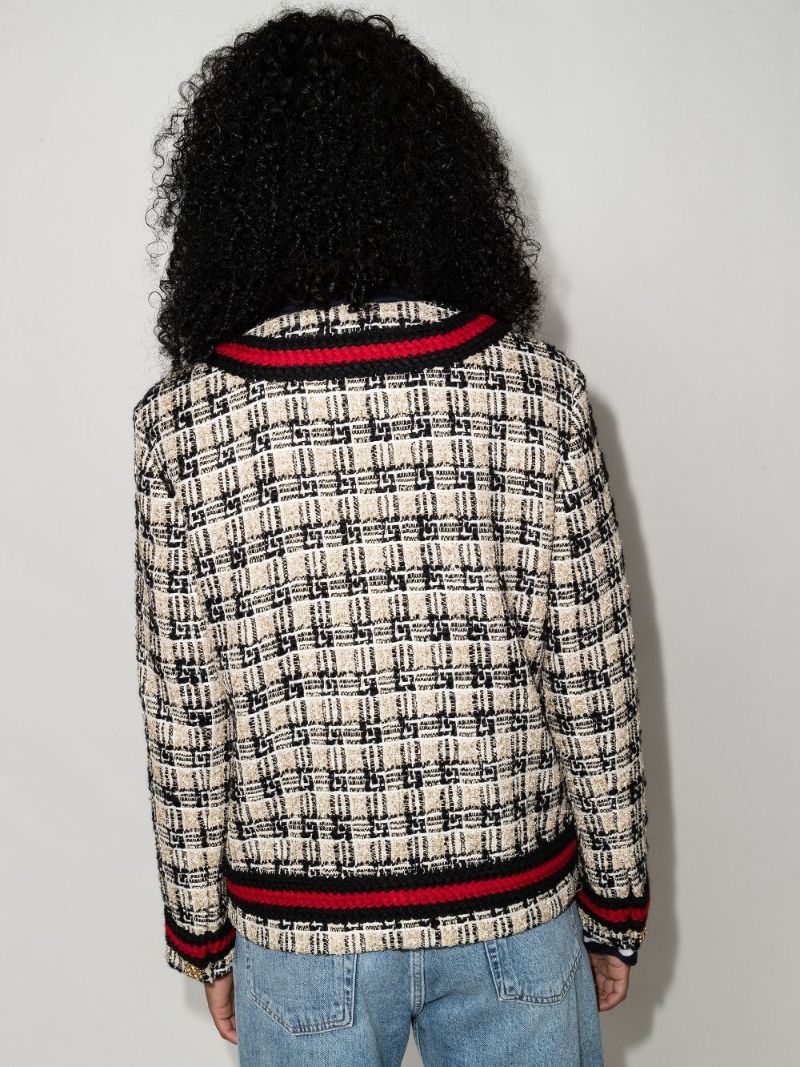 Gg Check Tweed Jacket