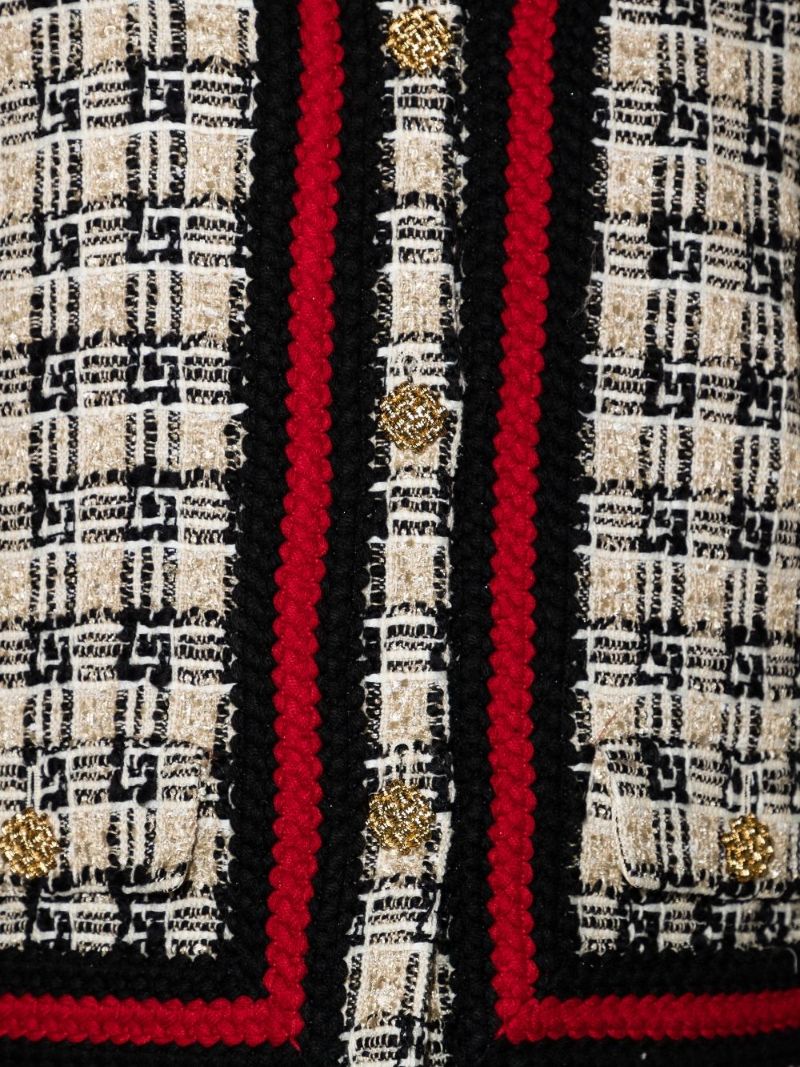 Gg Check Tweed Jacket