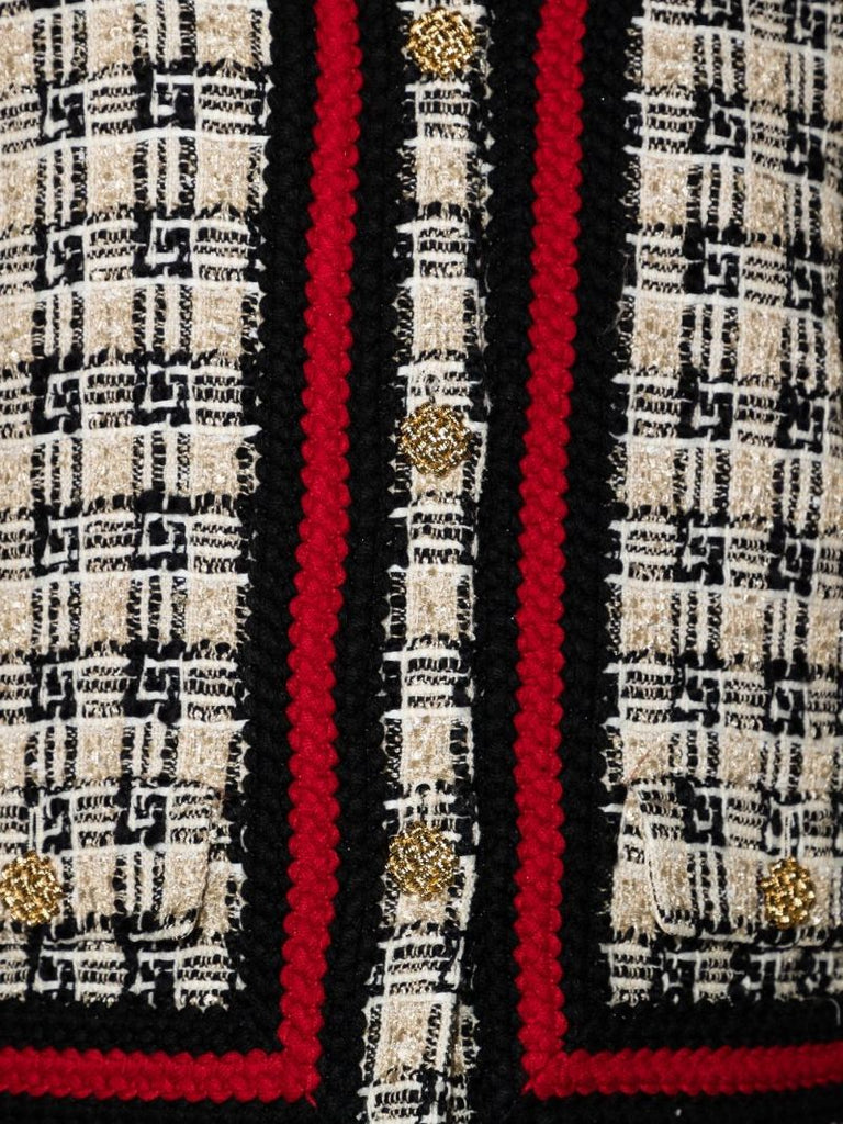 Gg Check Tweed Jacket