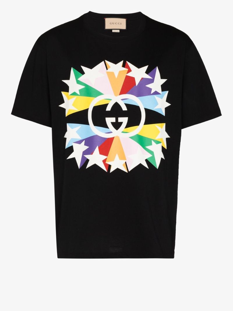 Star Logo Print Cotton T-shirt