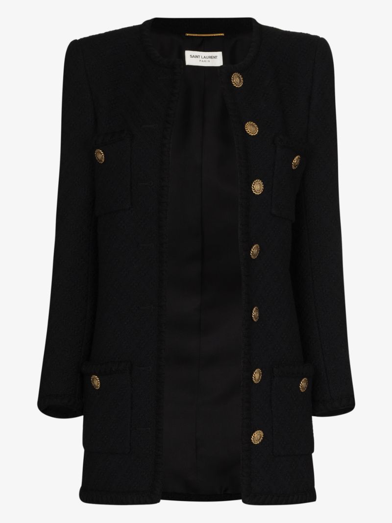 Fitted Tweed Jacket