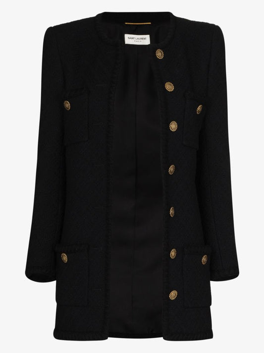 Fitted Tweed Jacket