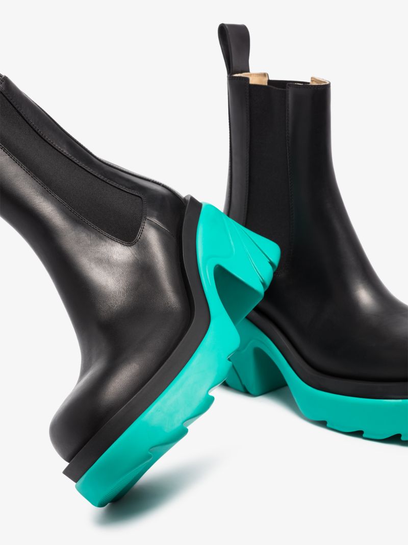 Black Flash 95 Leather Ankle Boots