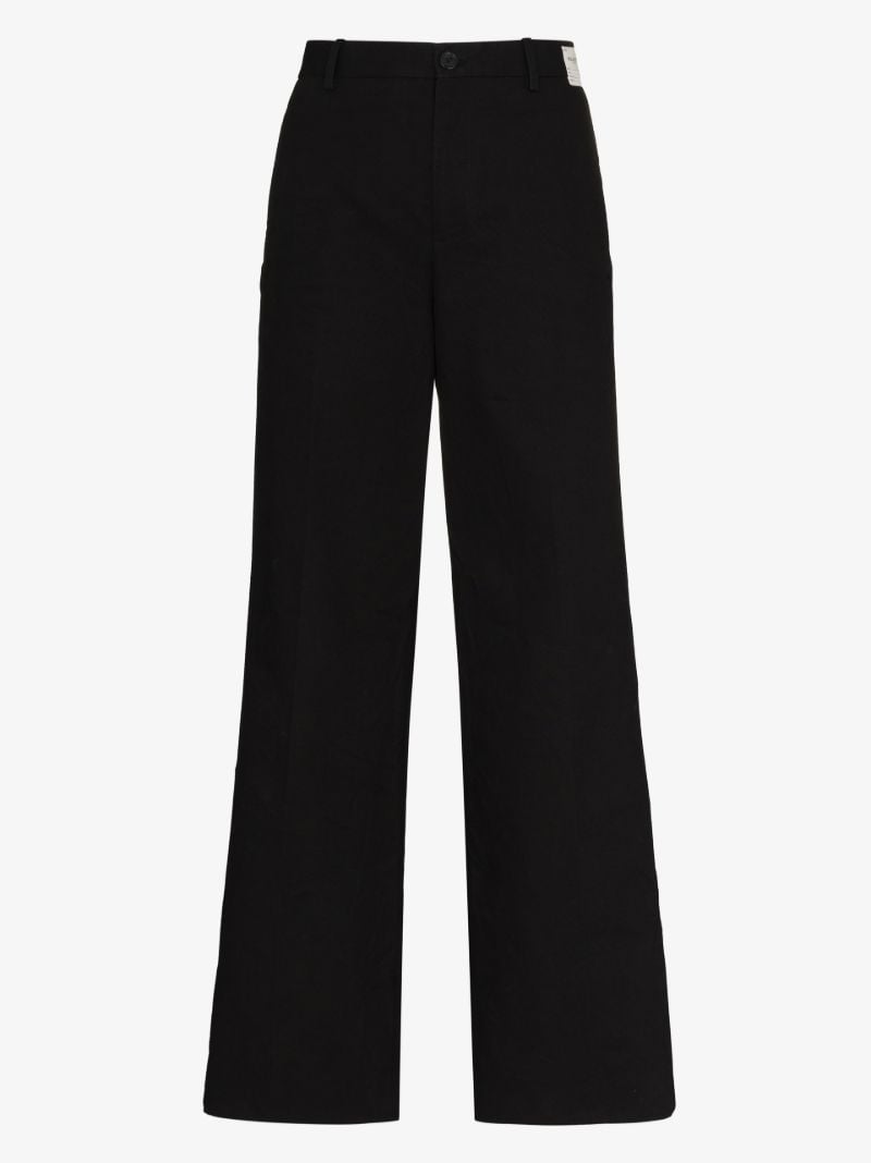 Black Rental Flared Trousers