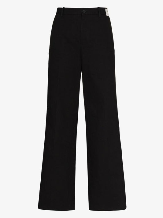 Black Rental Flared Trousers
