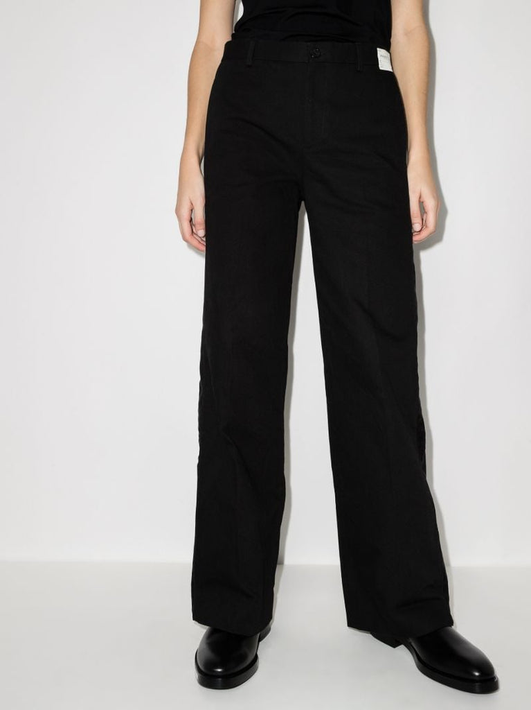 Black Rental Flared Trousers