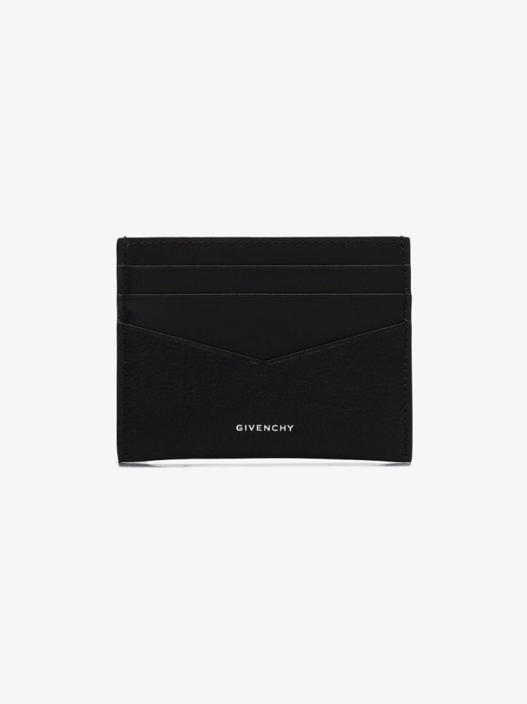 Black 4g Logo Leather Card Holder