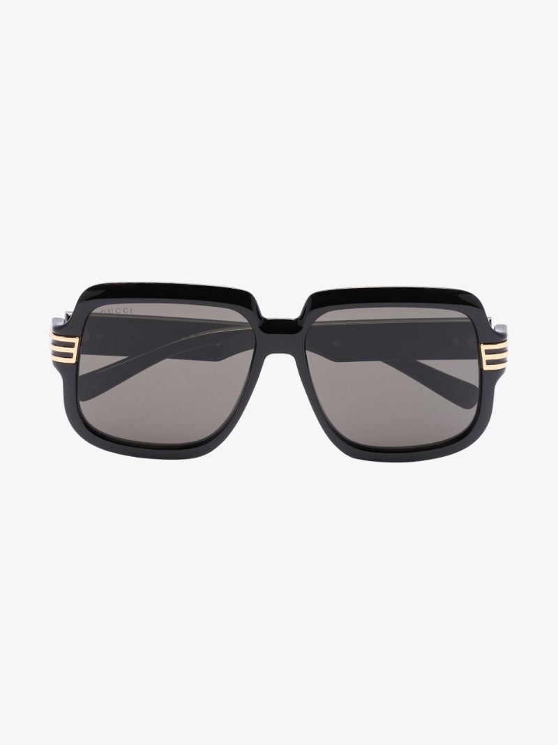 Black Square Oversized Sunglasses