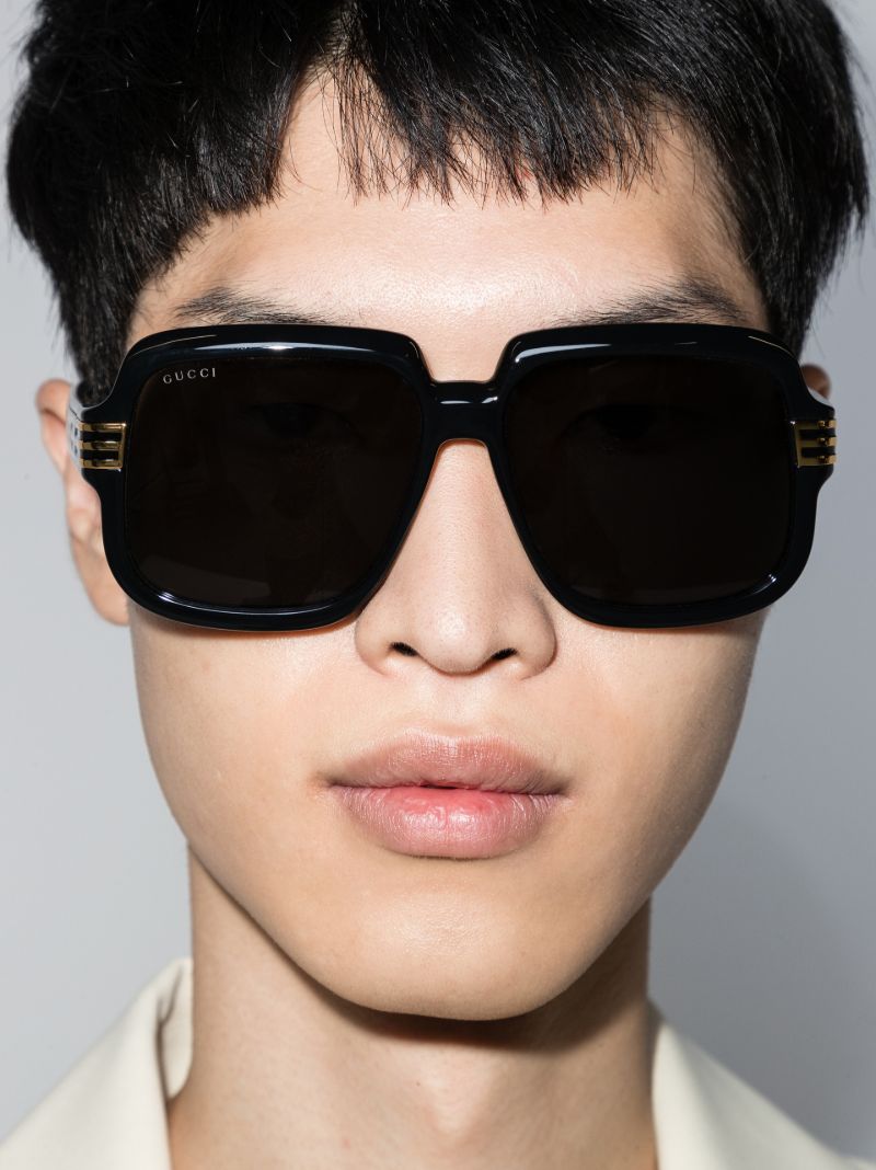 Black Square Oversized Sunglasses