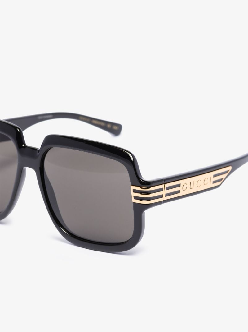Black Square Oversized Sunglasses