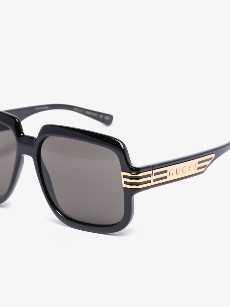 Black Square Oversized Sunglasses