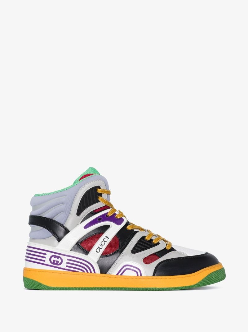 Multicoloured Basket High Top Sneakers
