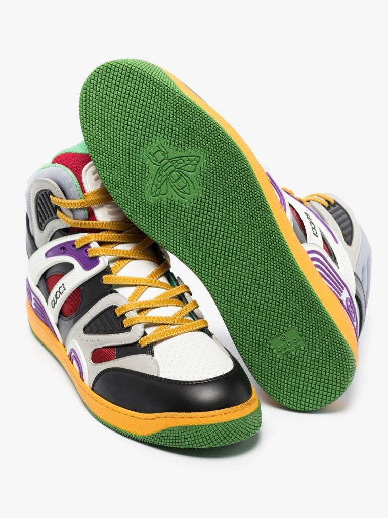 Multicoloured Basket High Top Sneakers