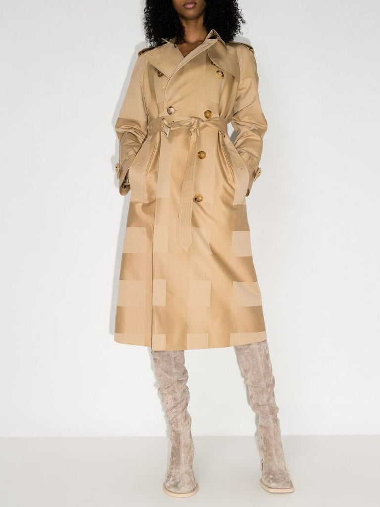 Waterloo Checked Trench Coat