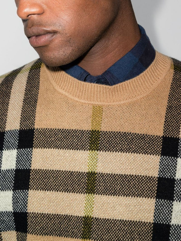 Nixon House Check Cashmere Sweater