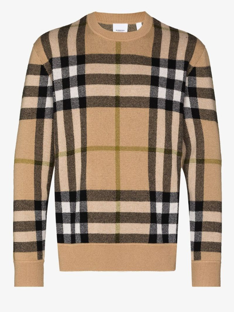 Nixon House Check Cashmere Sweater