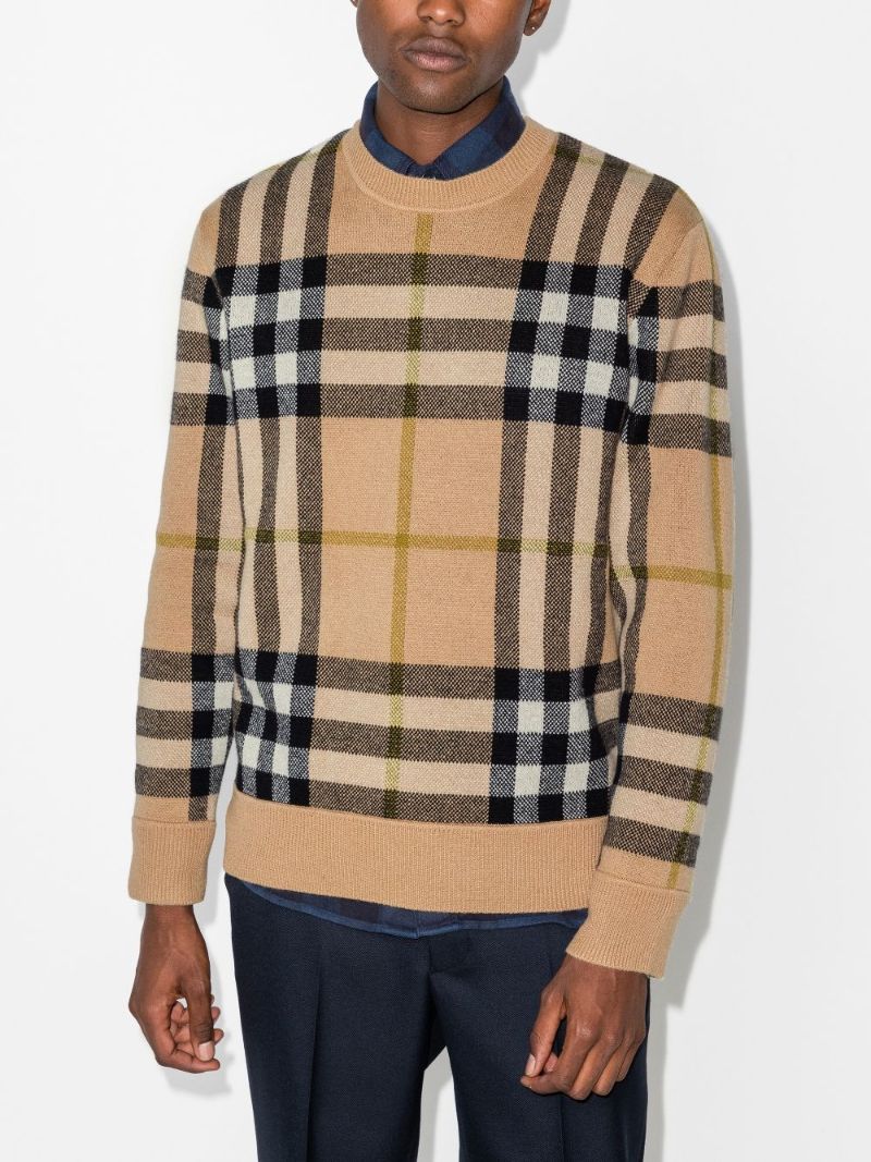 Nixon House Check Cashmere Sweater