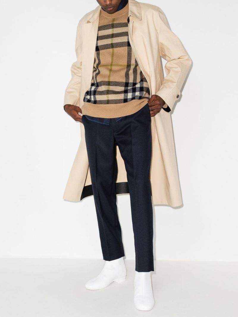 Nixon House Check Cashmere Sweater