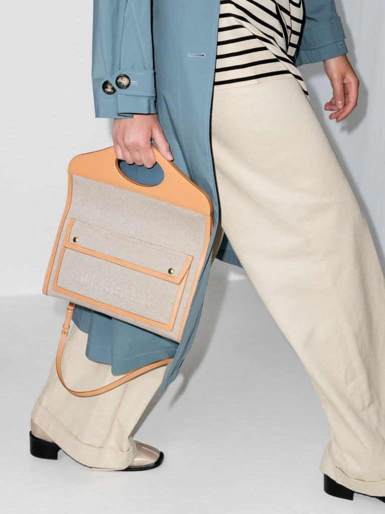Neutral Pocket Flap Small Shoulder Bag