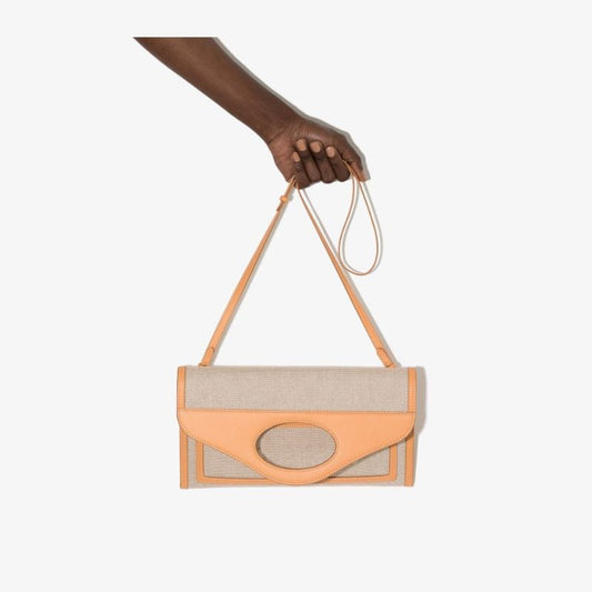 Neutral Pocket Flap Small Shoulder Bag