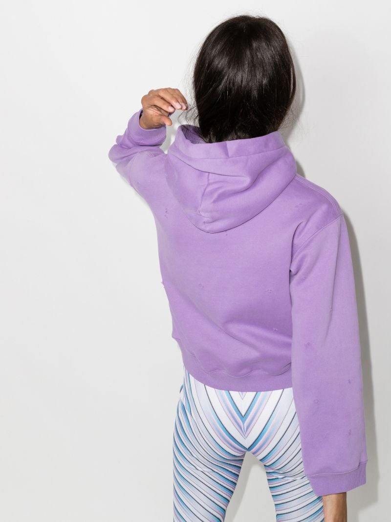 Friday Print Distressed Hoodie