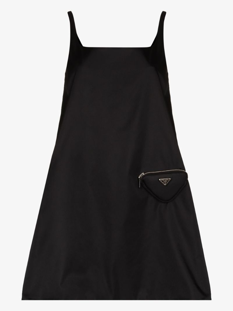 Logo Plaque Mini Dress