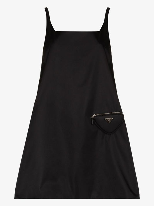 Logo Plaque Mini Dress