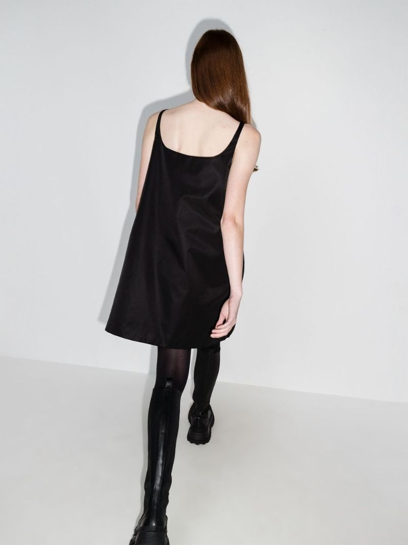 Logo Plaque Mini Dress