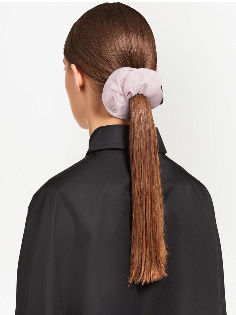 Pink Logo Re-nylon Scrunchie