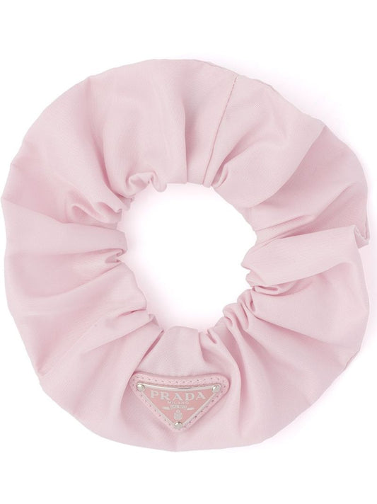 Pink Logo Re-nylon Scrunchie