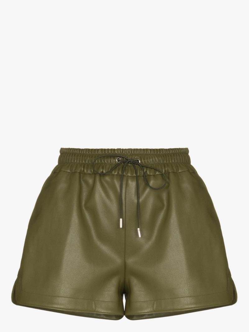 Agata Faux Leather Shorts