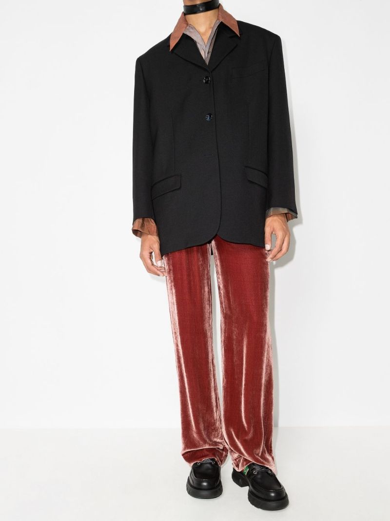 Black Romance Leather Shoes