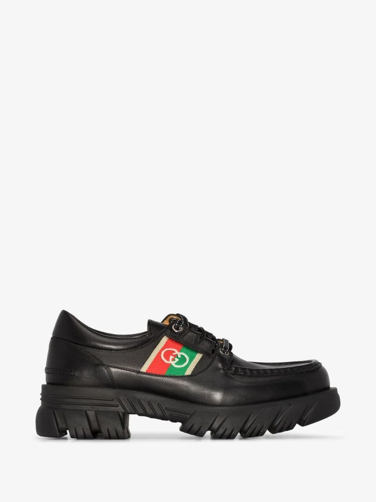 Black Romance Leather Shoes