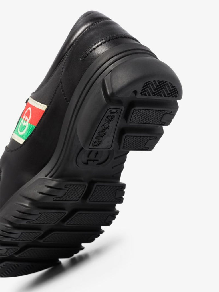 Black Romance Leather Shoes
