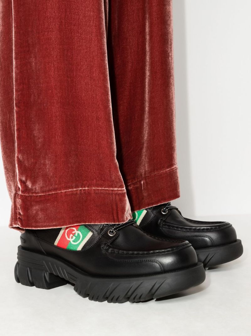 Black Romance Leather Shoes