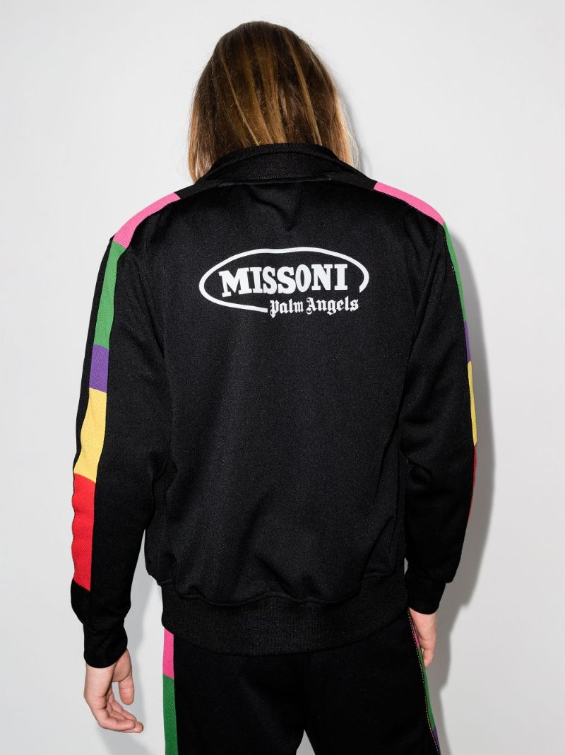 X Missoni Rainbow Web Track Jacket