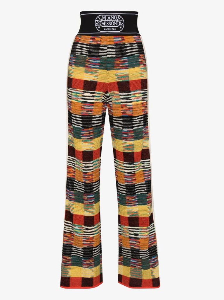 X Missoni Intarsia Knitted Trousers