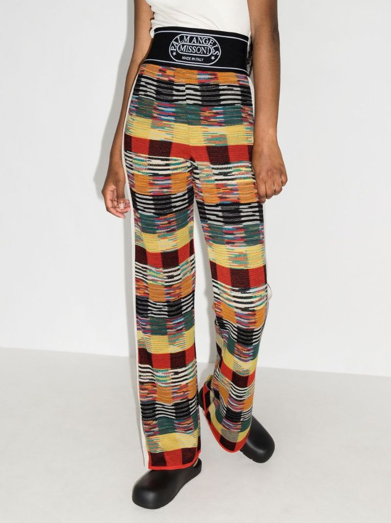 X Missoni Intarsia Knitted Trousers