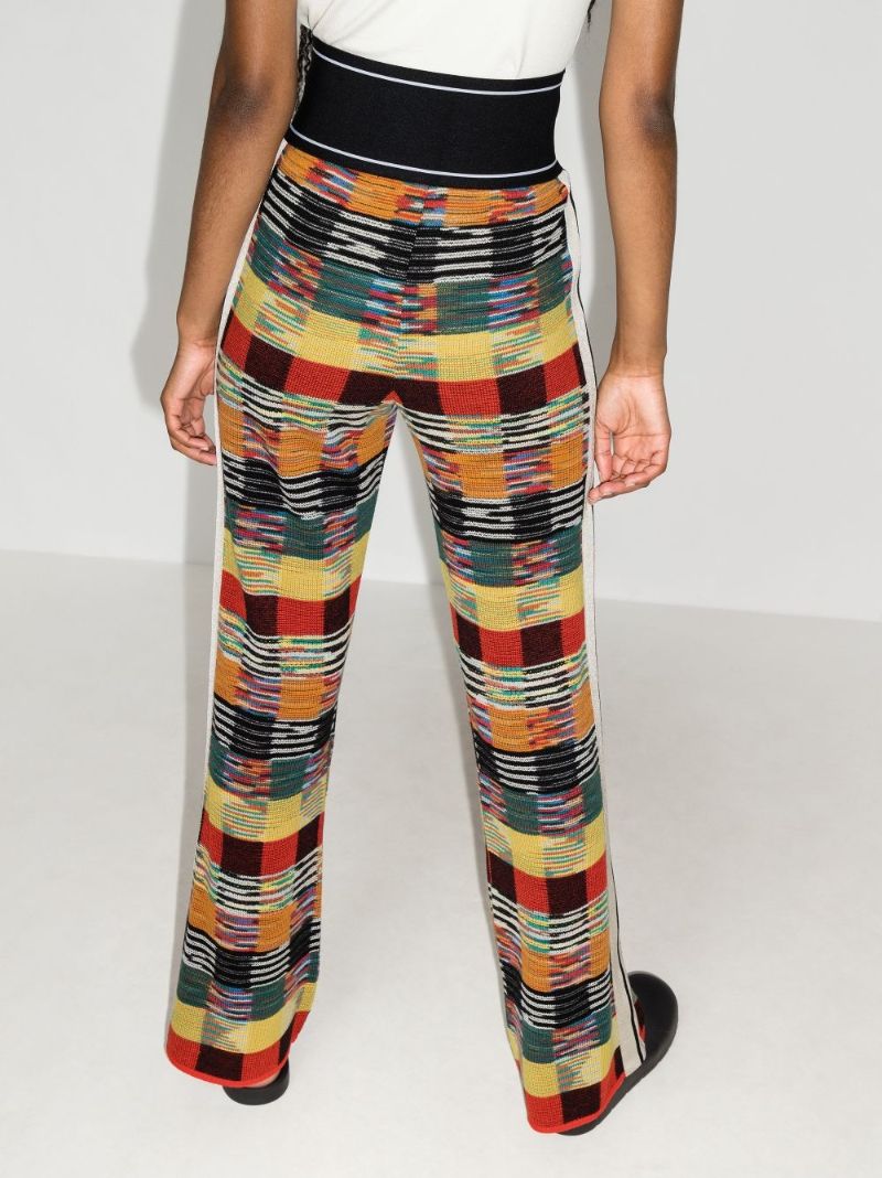 X Missoni Intarsia Knitted Trousers