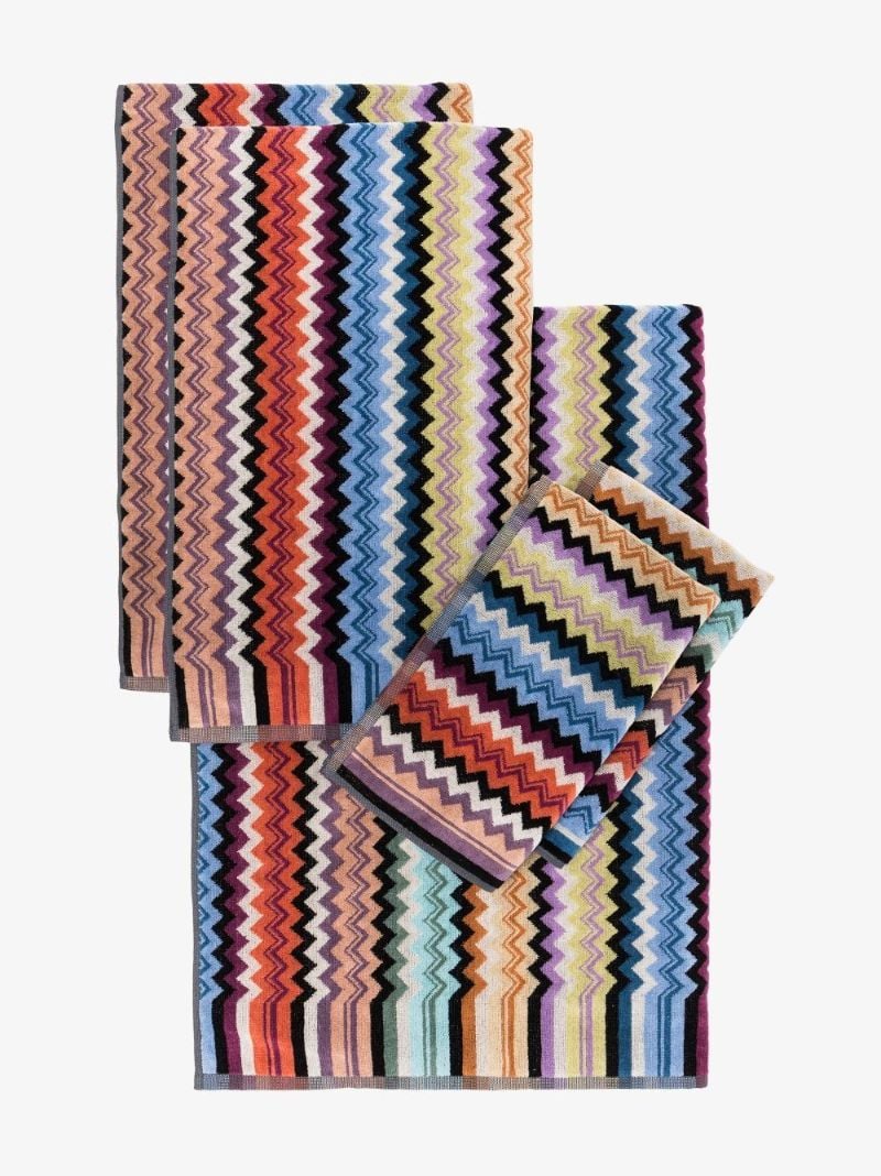 Multicoloured Adam Cotton Towel Set